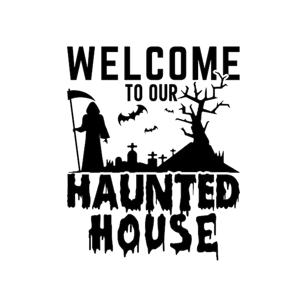 Haunted House illustration design