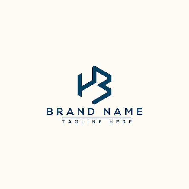 HB Logo Design Template Vector Graphic Branding Element