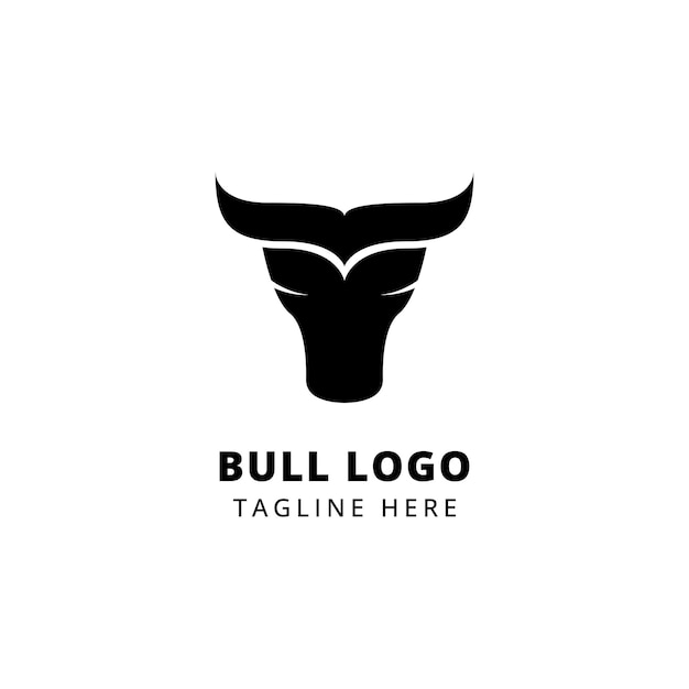 Head Buffalo Bull Elegant Logo Symbol Design Illustration Vector for Company