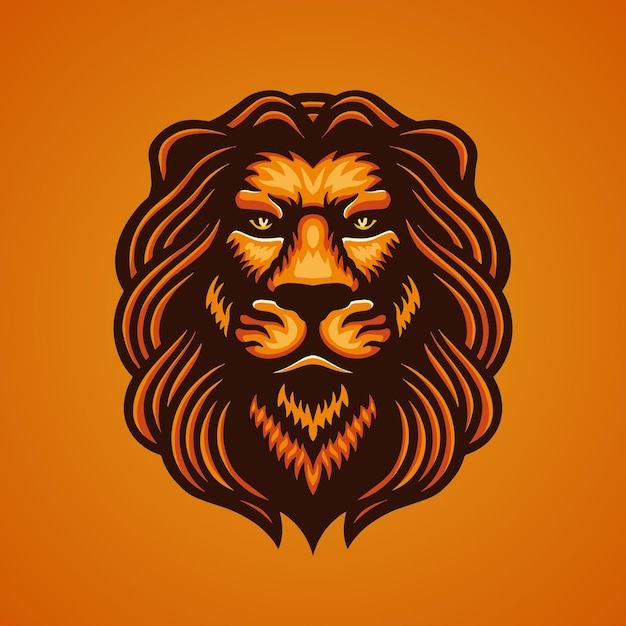 head lion illustration