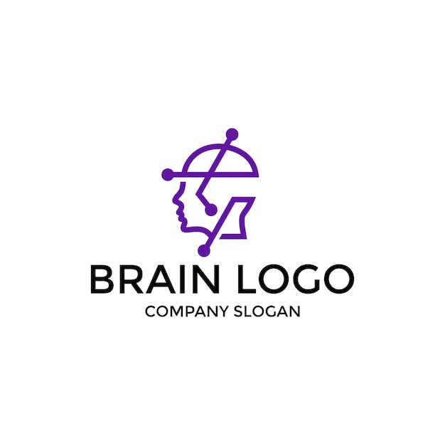 Head Logo Design Template Download