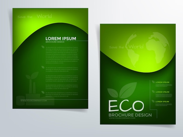 Vector header flyer business brochure vector graphic with space for text and message design