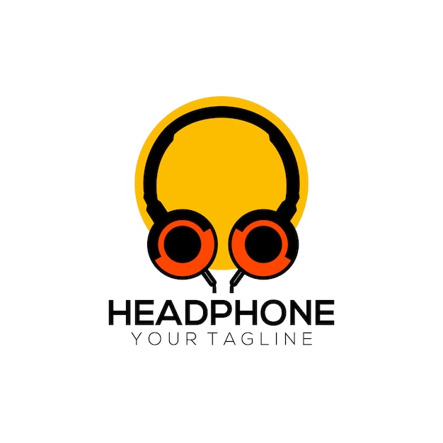 Vector headphone logo