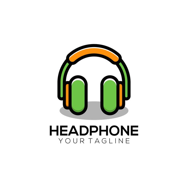 Vector headphone logo