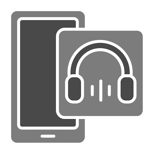 Vector headphones icon