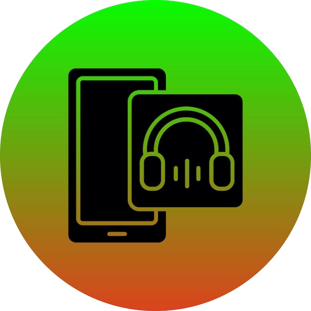 Vector headphones icon