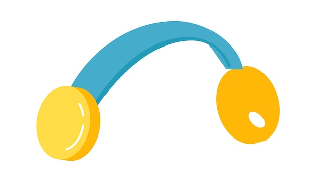 Headphones music icon Vector illustration