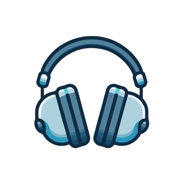 Vector headphones vector illustration