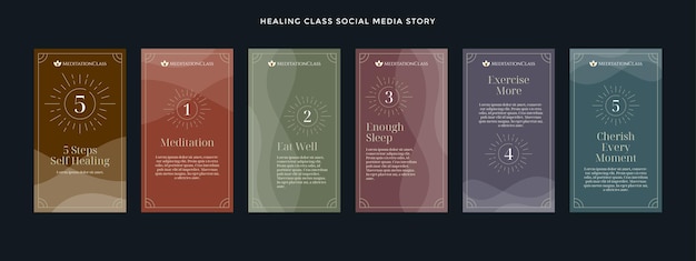 Healing Class Tutorial Social Media Story