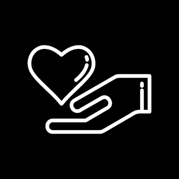 Healing hand icon design and symbol art