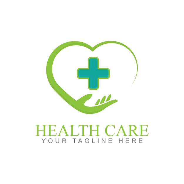 health care green logo design