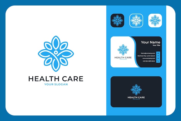 Health care logo design and business card