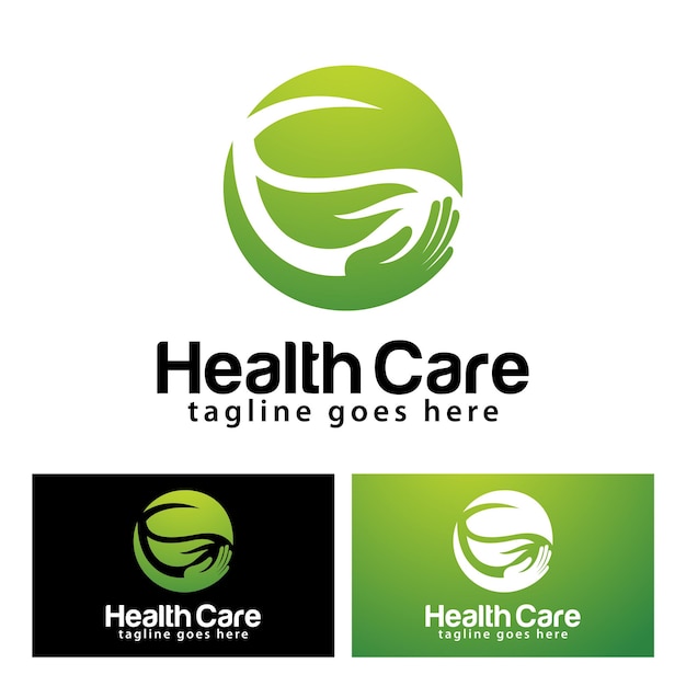 Health care logo design template