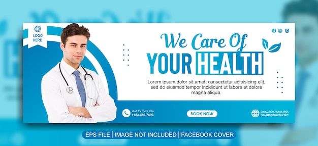 health care social media post template