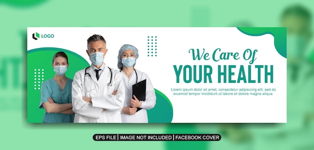 health care social media post template