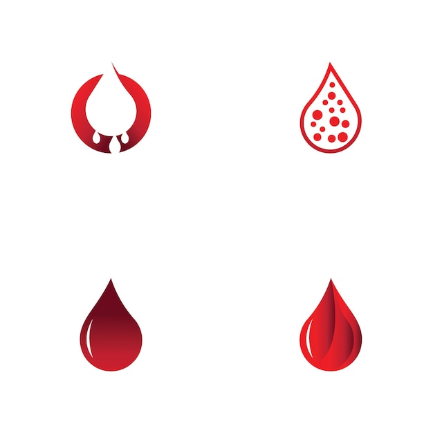 Health careBlood donation logo icon design template