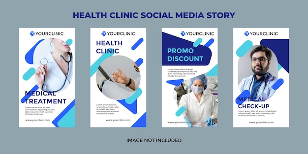 Health Clinic Social Media Story Set