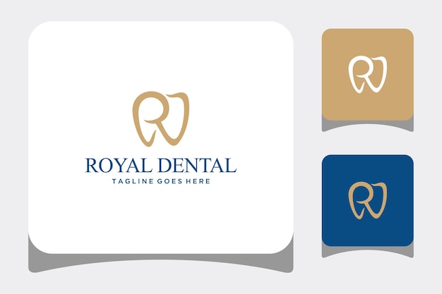 Health Logo design vector template Dental clinic Logotype with RD sign