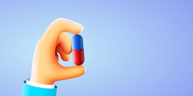 Health and medicine concept  closeup of doctor hand holding pill in a capsule drugs or vitamin