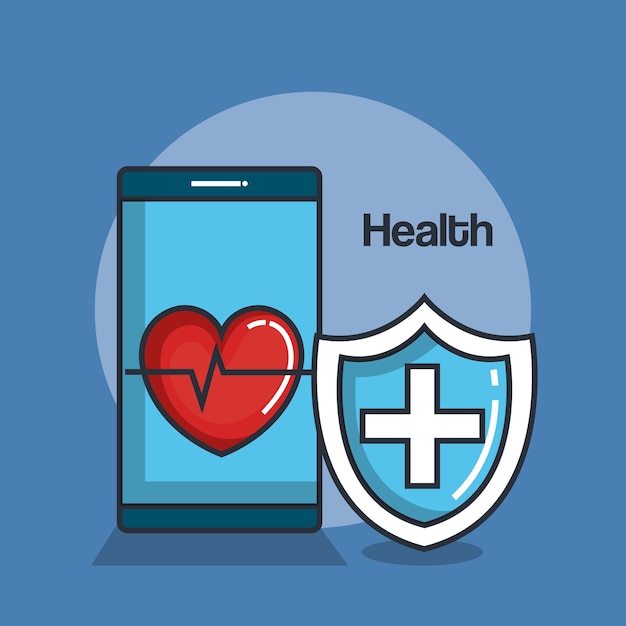 Health medicine online icons