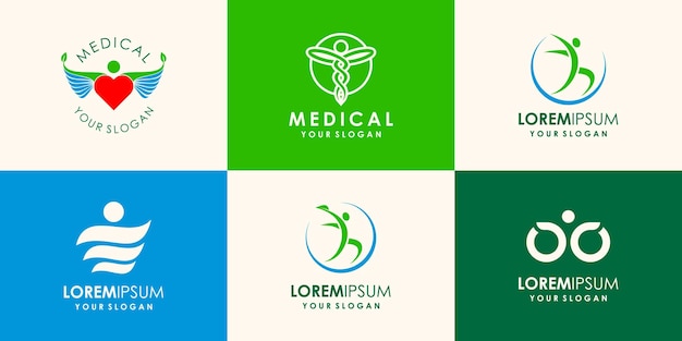 Health People Logo Icon Vector