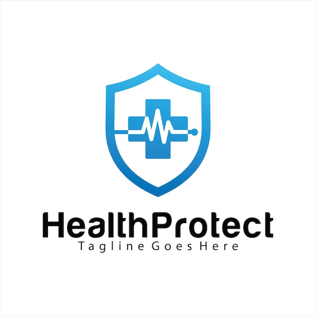 Health Protection logo design template