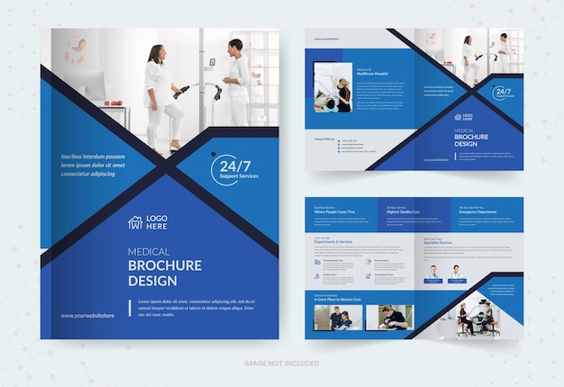 Healthcare BiFold Brochure Template