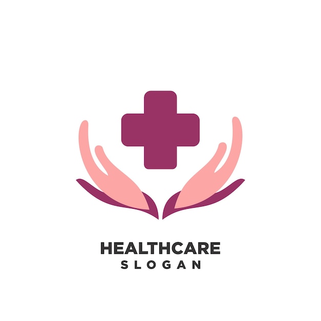 Vector healthcare logo design suitable for your health care company or hospital healthcare minimalist des