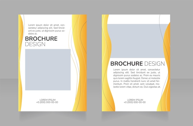 Vector healthcare management blank brochure design template set with copy space for text premade corporate reports collection editable 2 paper pages nunito bold extralight light fonts used