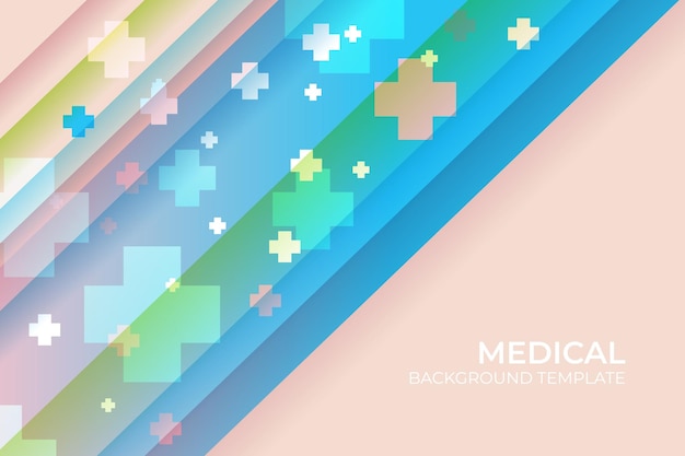 Healthcare and medical science background Free Vector