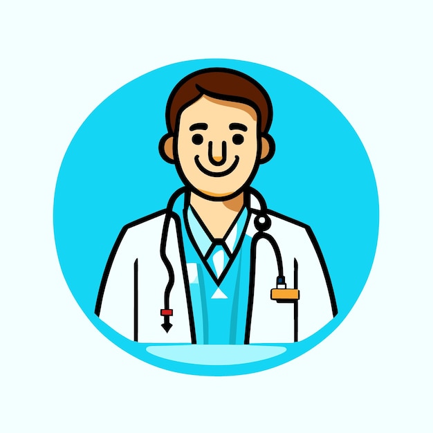 healthcare professionals vector illustration cartoon