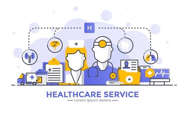 Healthcare service banner