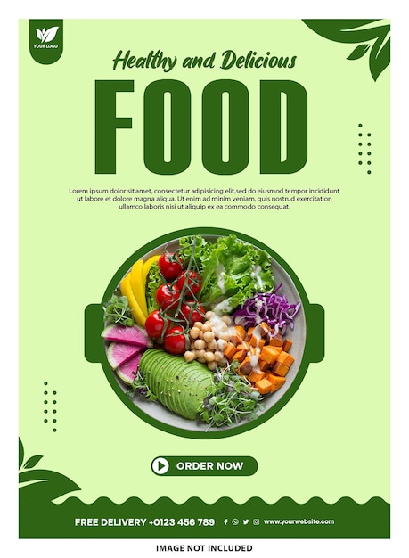 Healthy Delicious Food Poster