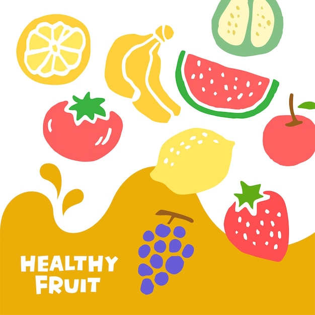 Healthy food concept Colorful big collection with fruits and vegetables