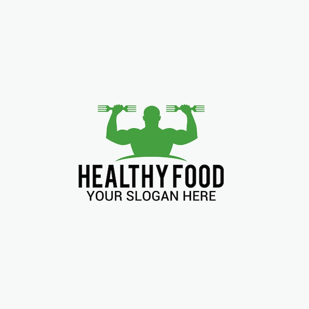 Healthy food logo