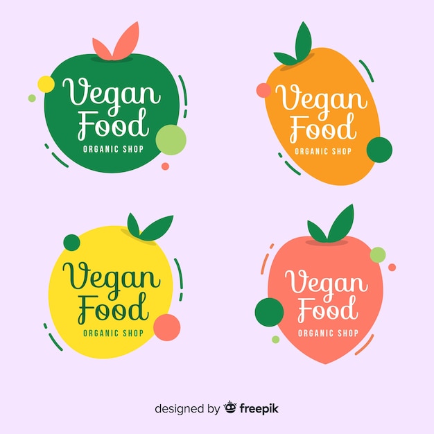 Healthy food logos