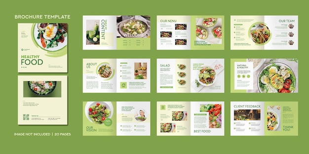 Healthy Food Restaurant Brochure