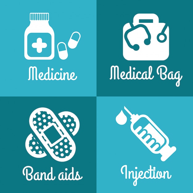 healthy icons over white background vector illustration