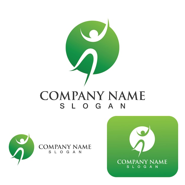 Healthy Life Logo template vector