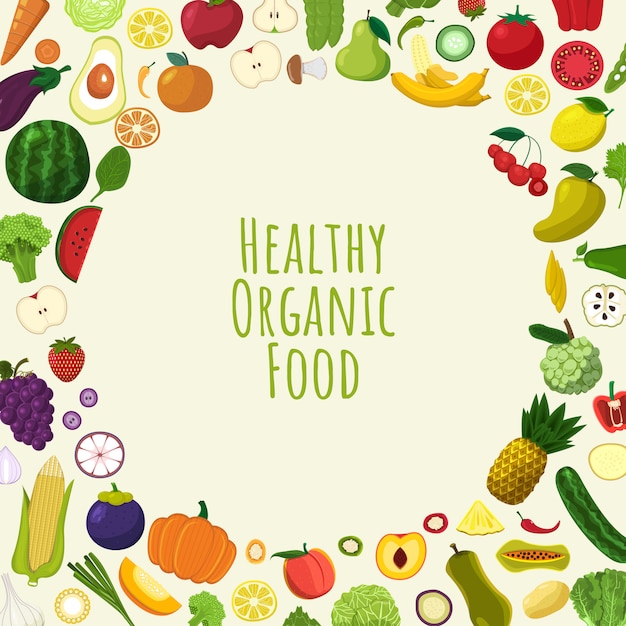 Healthy organic food