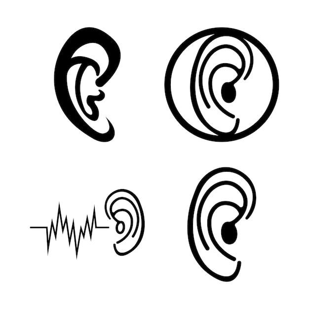 Hearing logo template