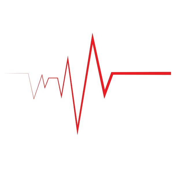 Heart beat pulse logo