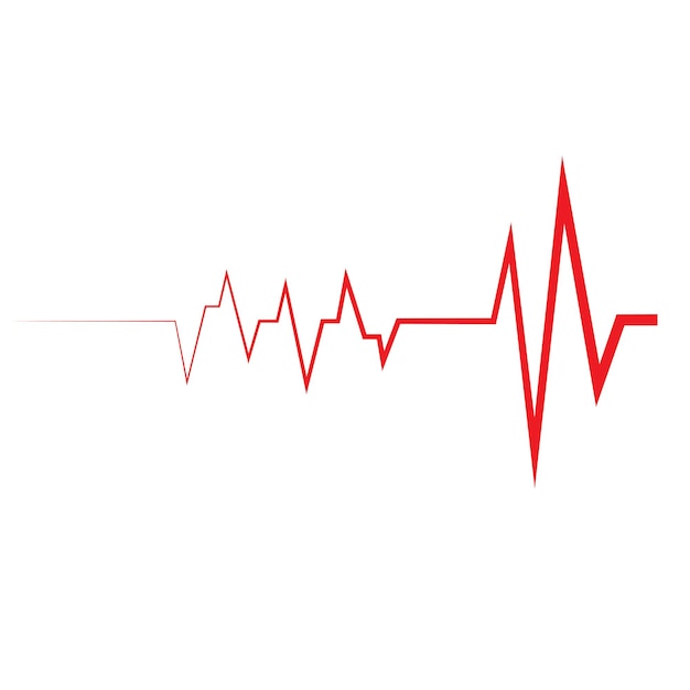 Heart beat pulse logo