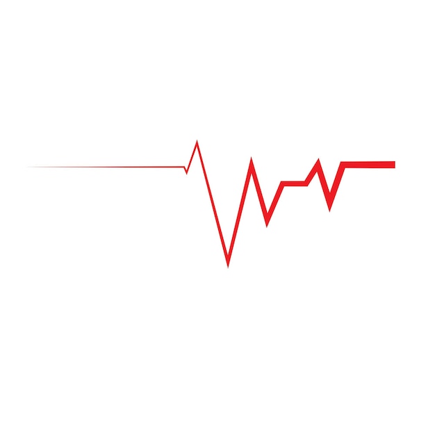 Heart beat pulse logo