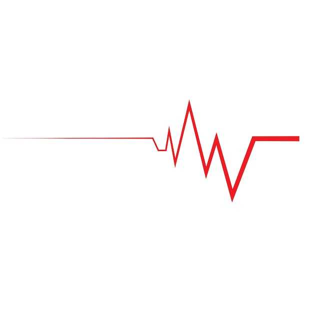 Heart beat pulse logo