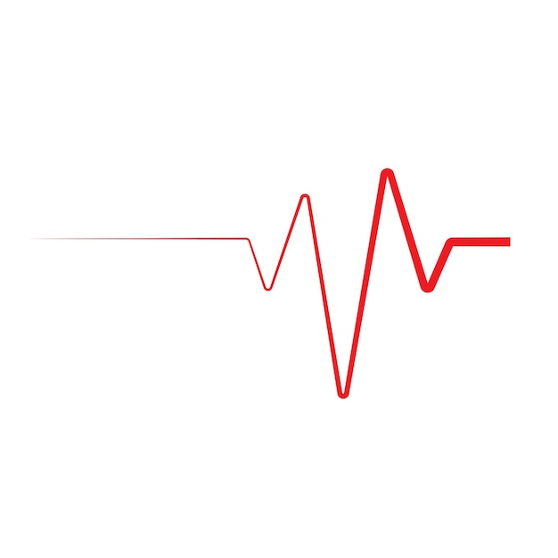 Heart beat pulse logo