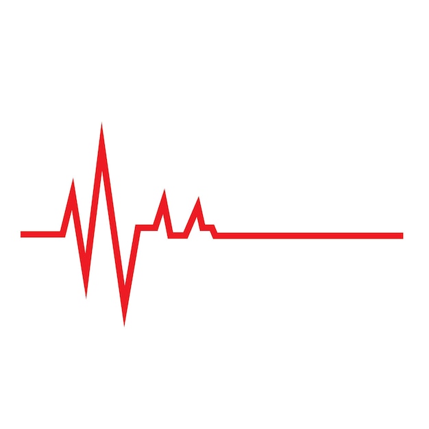 Heart beat pulse logo