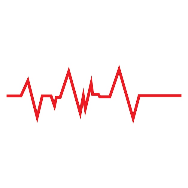 Heart beat pulse logo