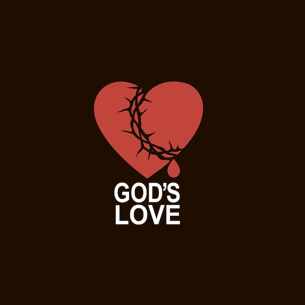 heart and crown of thorns