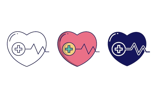 heart health vector icon